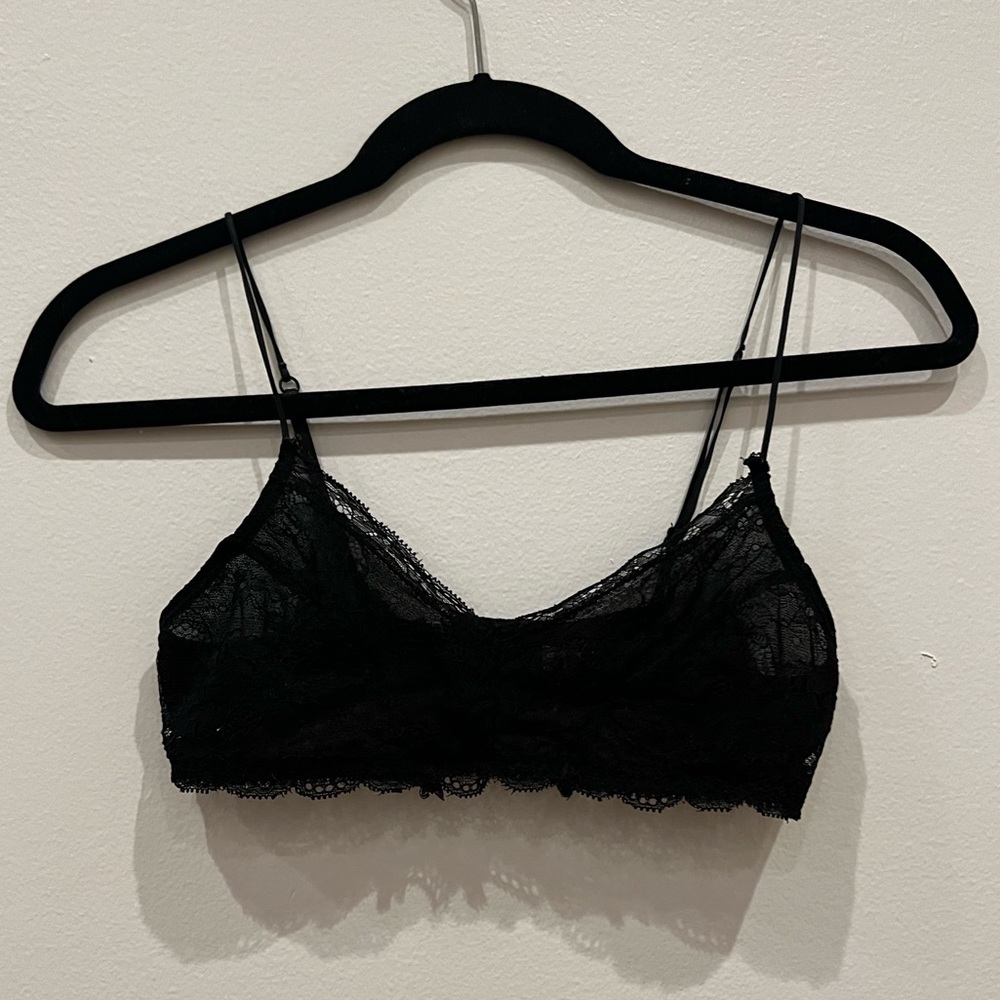 Black Lace Urban Outfitters Bralette